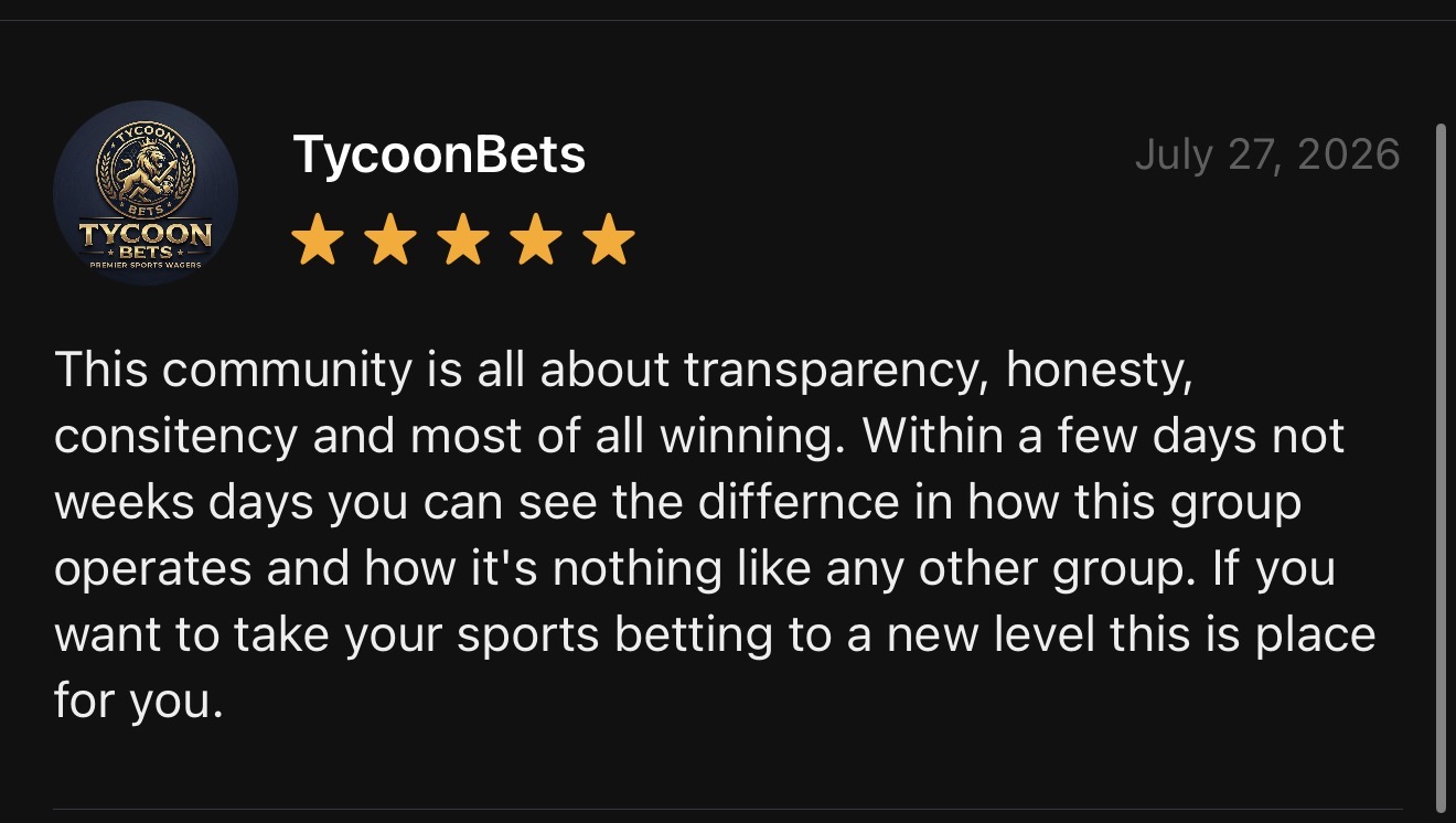 Original five-star member review from TycoonBets